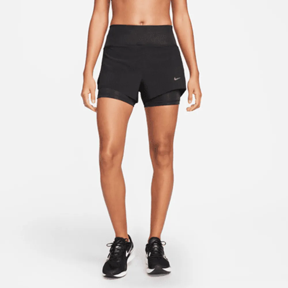 Mid rise hot sale running shorts