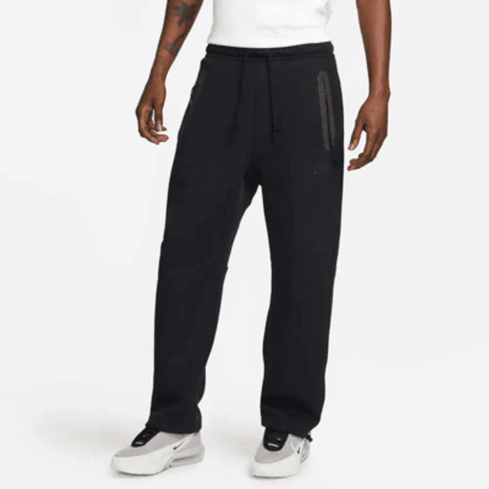 Mens open hem online sweatpants