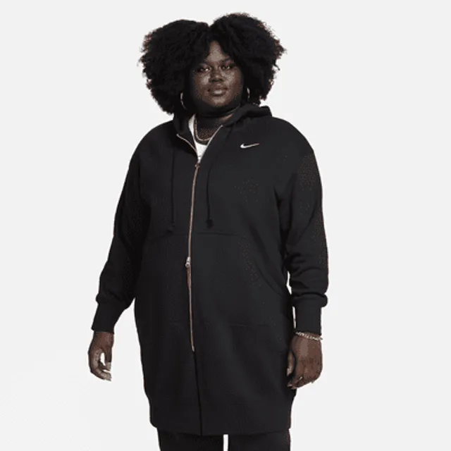 Nike long hooded discount jacket