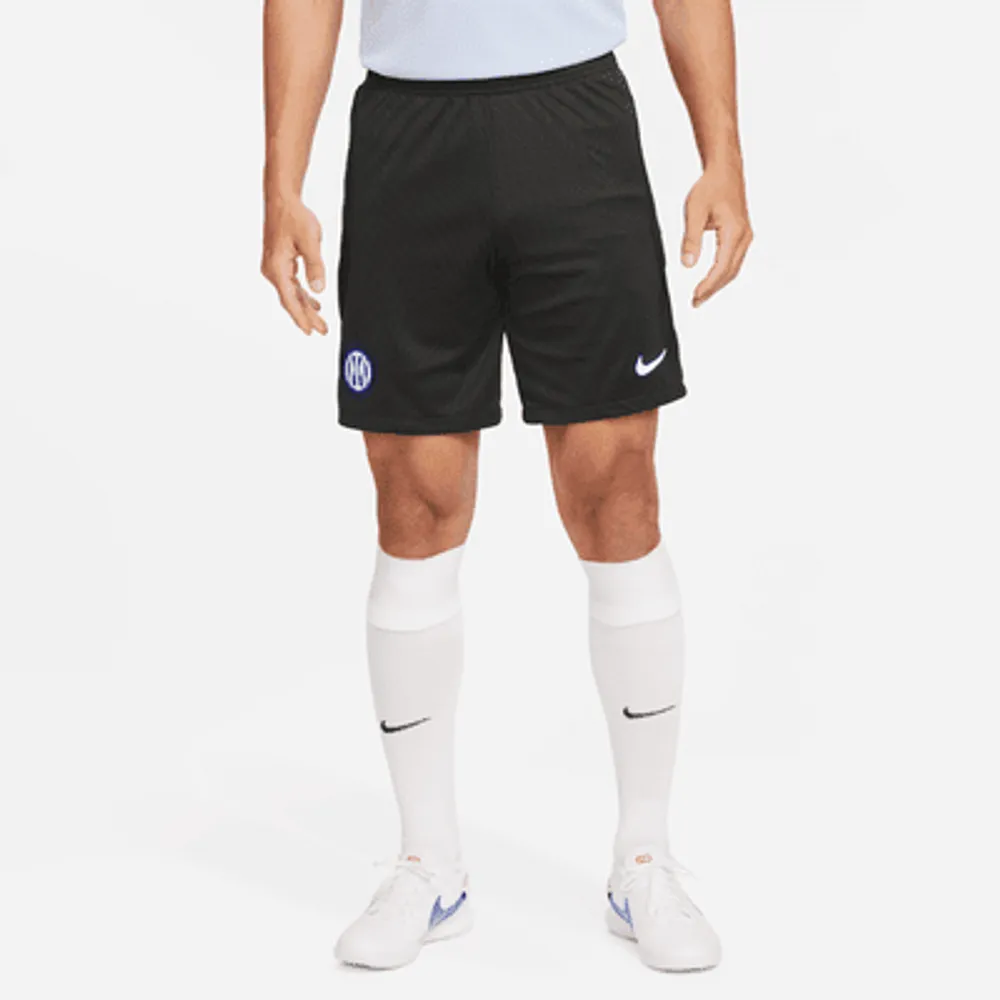 Nike Inter Milan Strike Men s Nike Dri FIT Knit Football Shorts