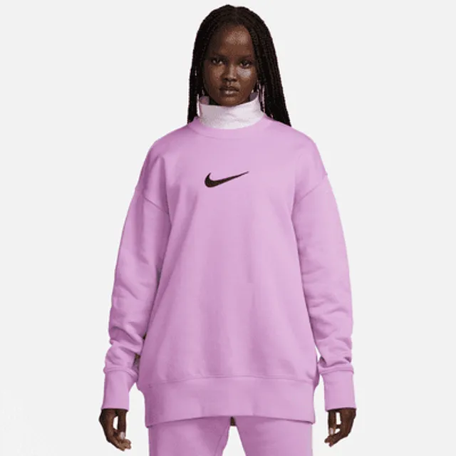 Purple nike sale sweatshirt womens