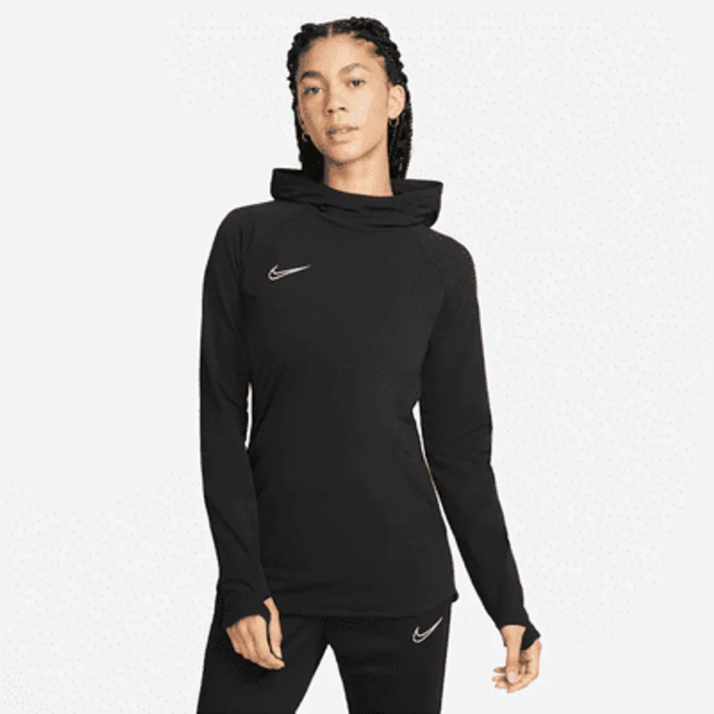 Black nike store pullover hoodie women's