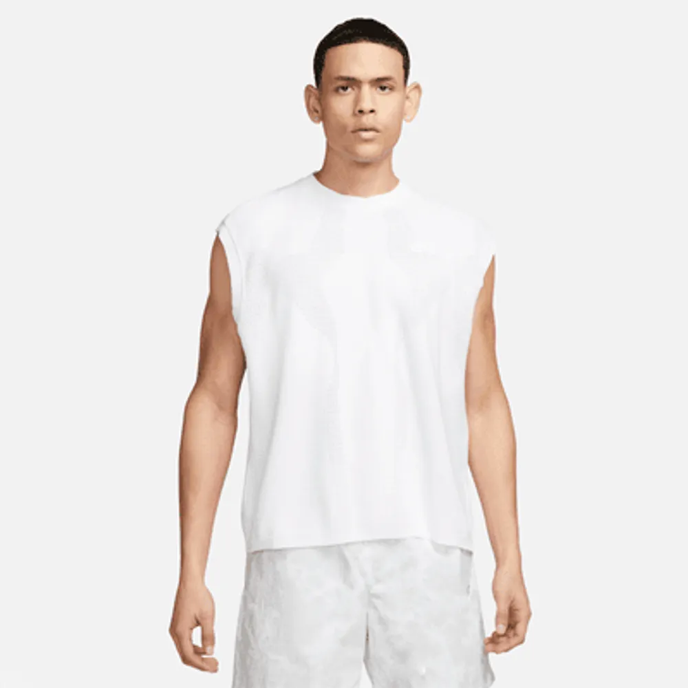 Nike Sportswear Tech Pack Men's Engineered Knit Sleeveless Top. UK