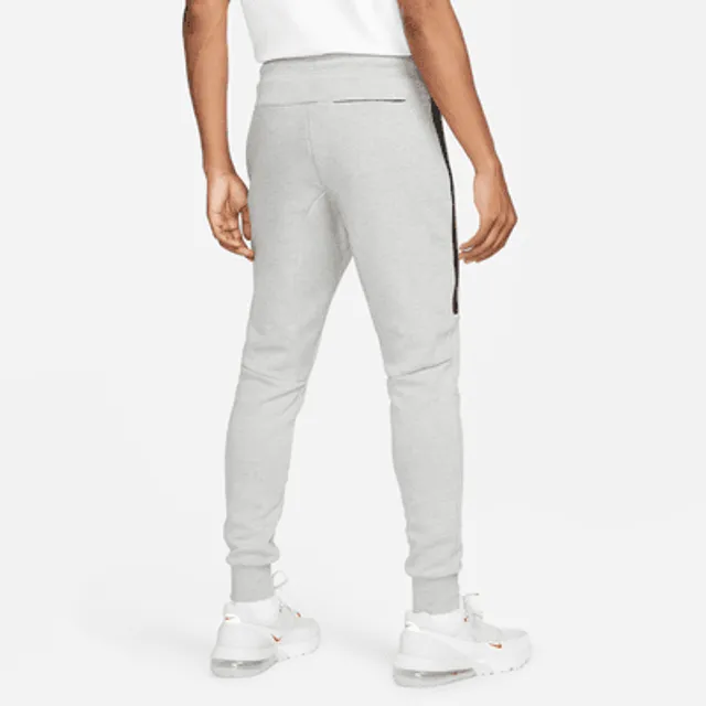 White and grey tech fleece joggers hot sale