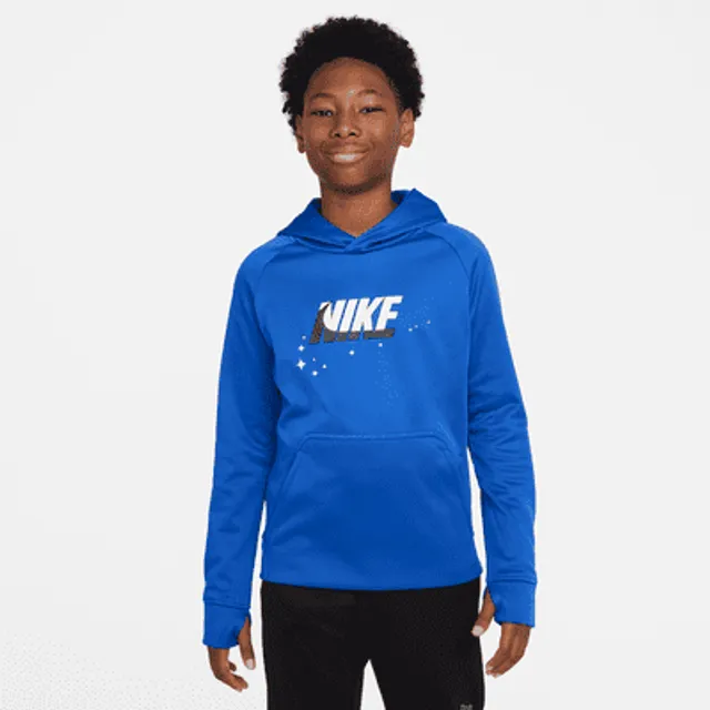 Shops NIKE Boys Dri-Fit Therma Training Hoodie