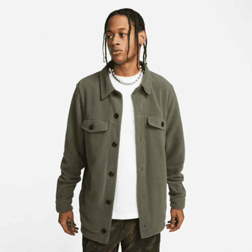 Mens grey shop utility jacket