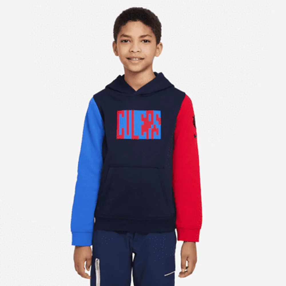 Fc barcelona pullover outlet hoodie