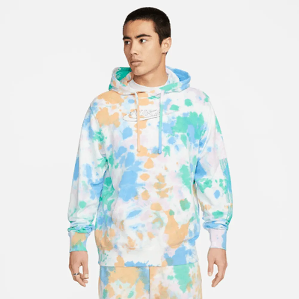 Nike blue tie dye hoodie hot sale