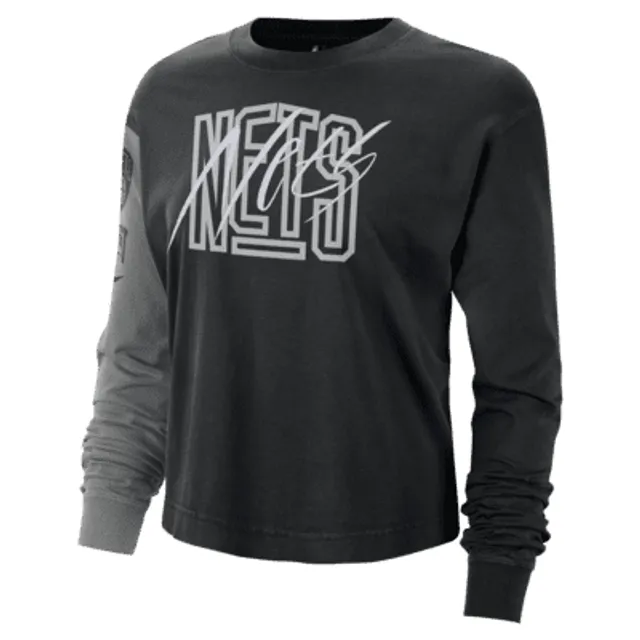 Brooklyn nets long sleeve sales nike