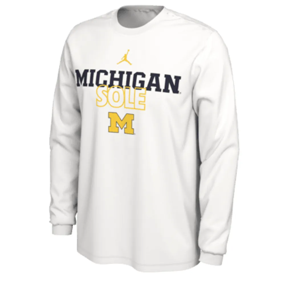 Michigan jordan best sale long sleeve