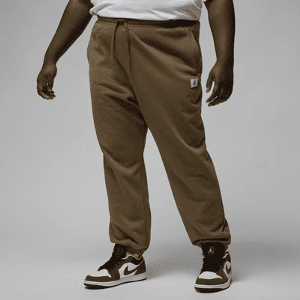 Nike heritage velour cuffed sweatpants in light discount khaki