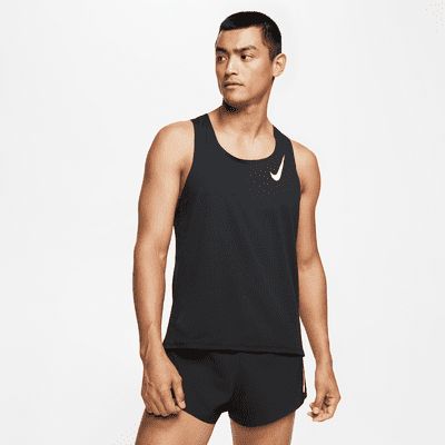 men's running singlet nike aeroswift