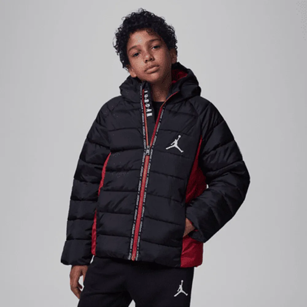 Heavyweight hooded puffer jacket sale