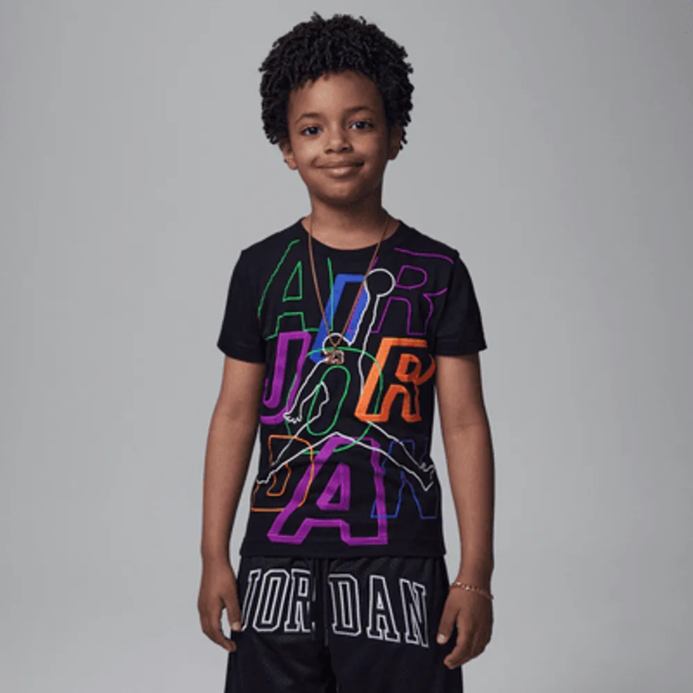 Nike Jordan Locked Tee Little Kids T Shirt. Nike The Summit
