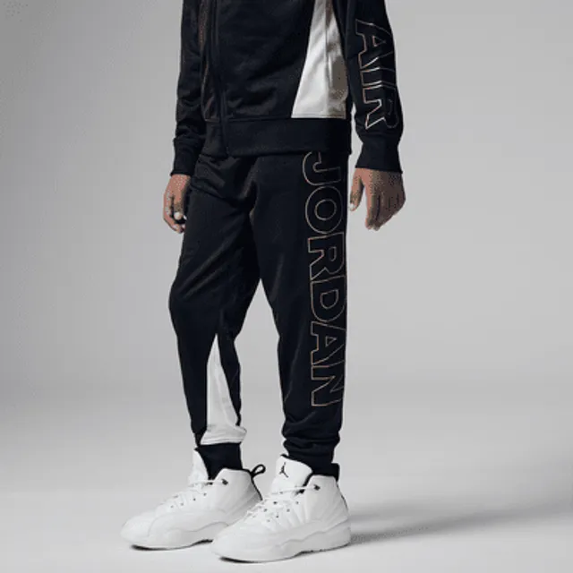 Black and white shop jordan tracksuit