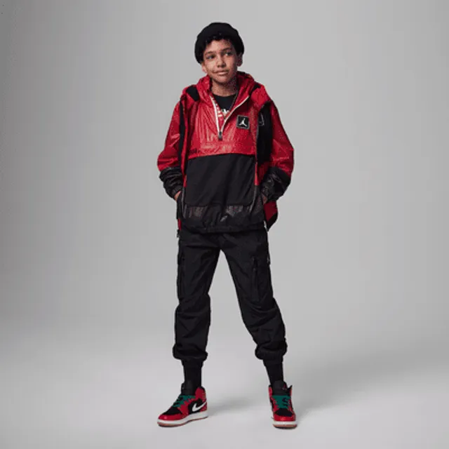 Nike Jordan Half Zip Windbreaker Older Kids Jacket. Nike UK