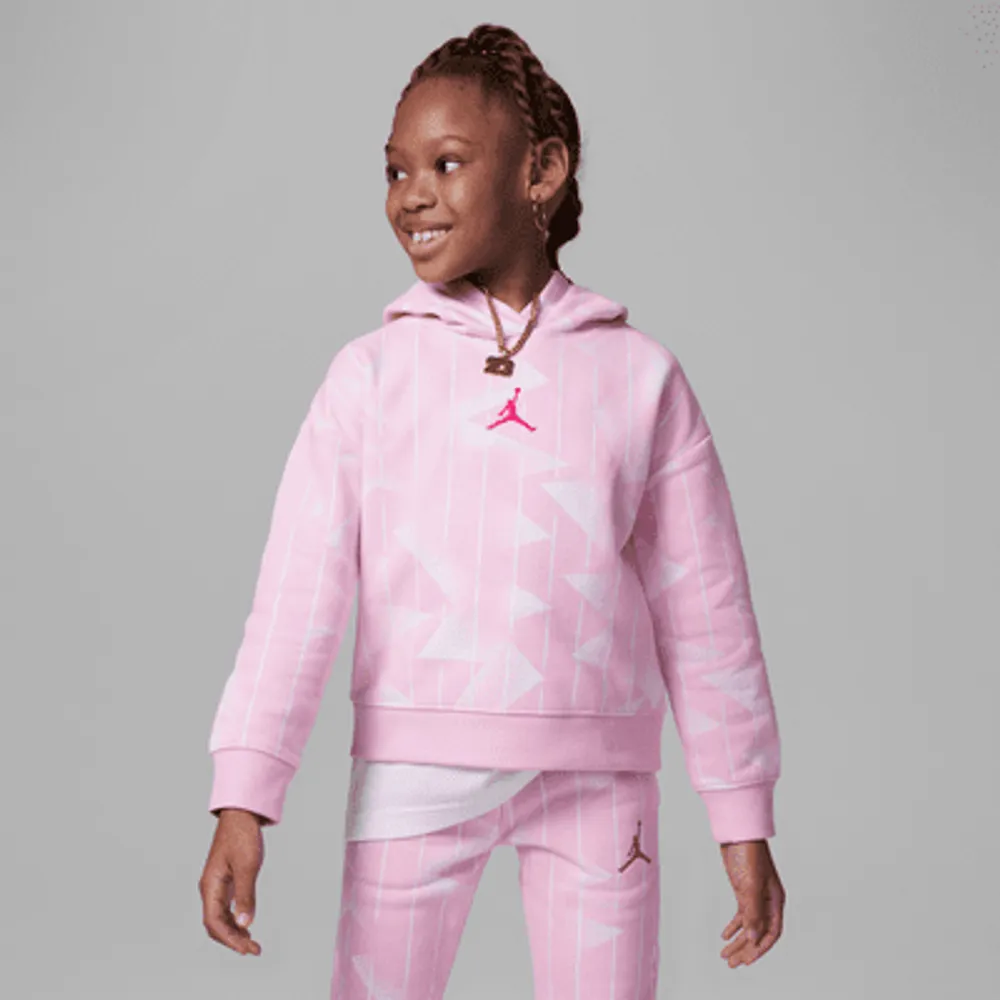 Nike Jordan Essentials Printed Pullover Hoodie Little Kids Hoodie