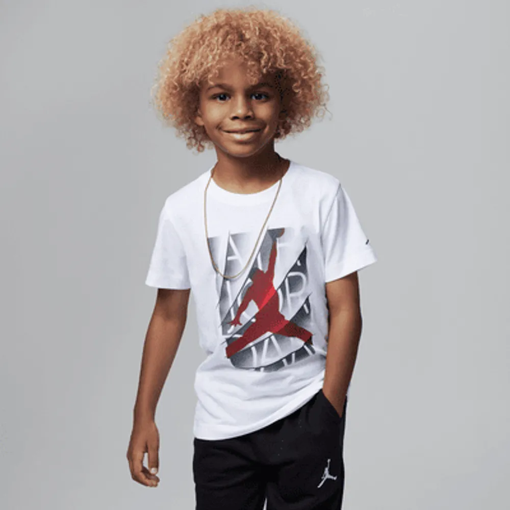 Nike Jordan AJ12 Stealth Mode Tee Little Kids T-Shirt. Nike.com