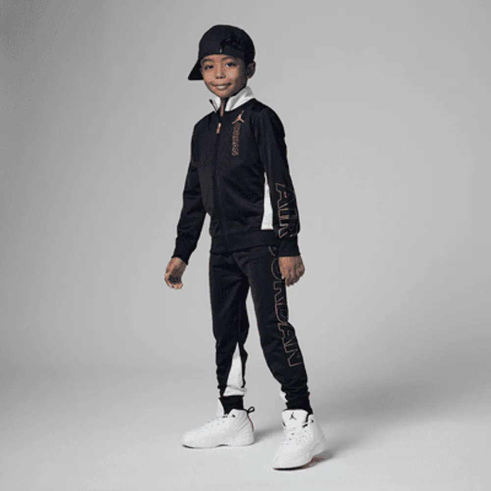 Nike Jordan Holiday Shine Tricot Set Younger Kids Tracksuit. Nike