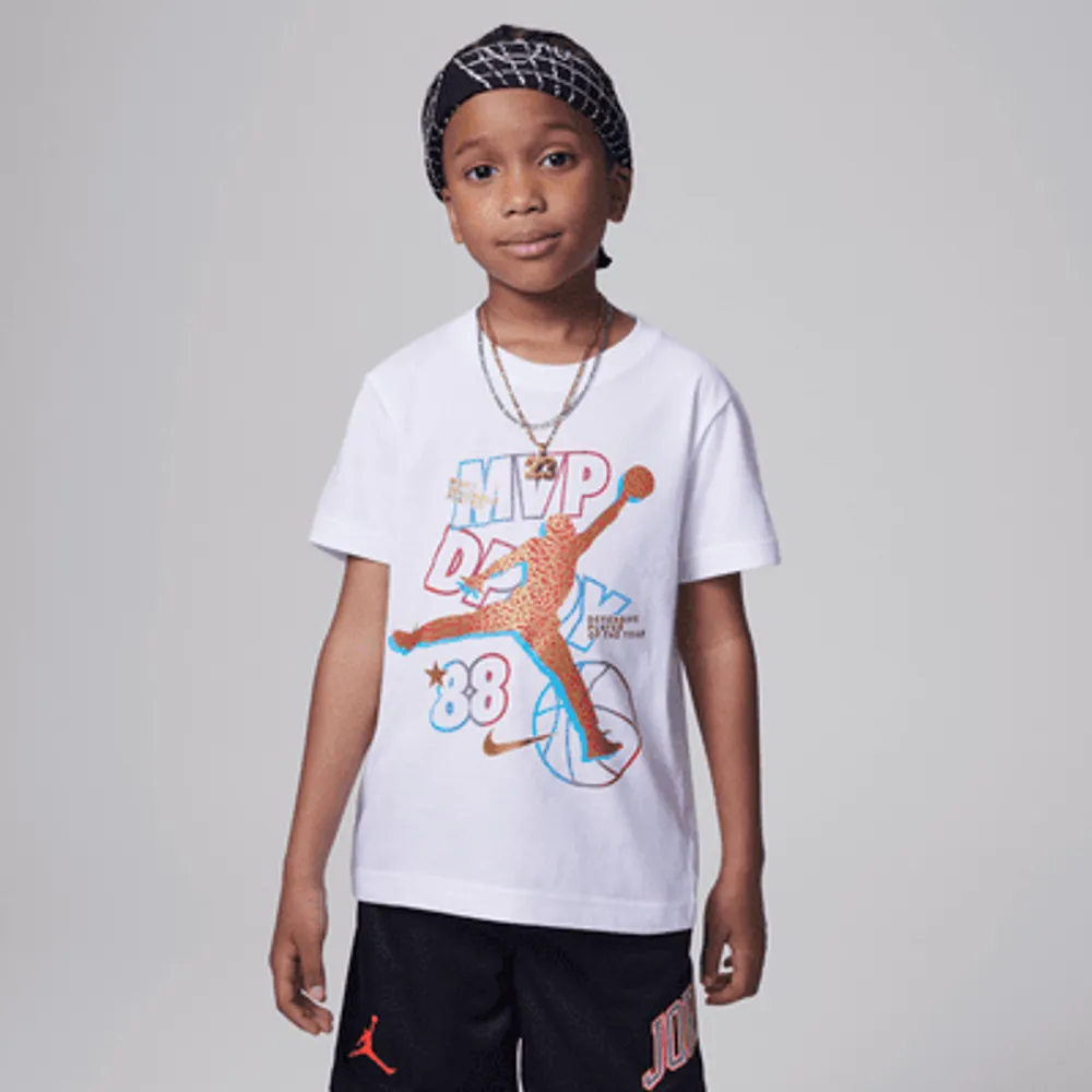 Nike Jordan 1988 History Tee Little Kids T-Shirt. Nike.com | The