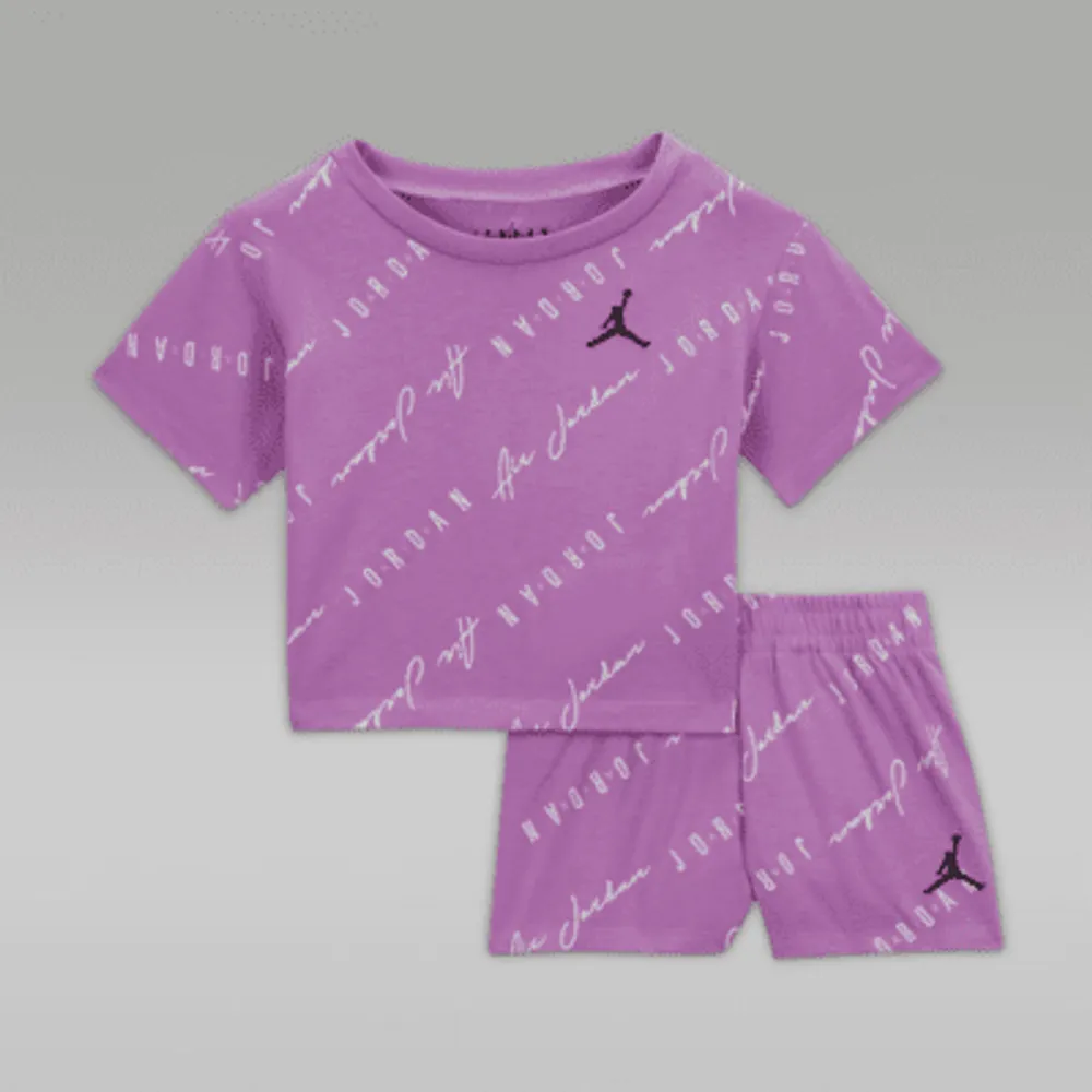 Nike Jordan Essentials Printed Shorts Set Baby 12 24M Set. Nike