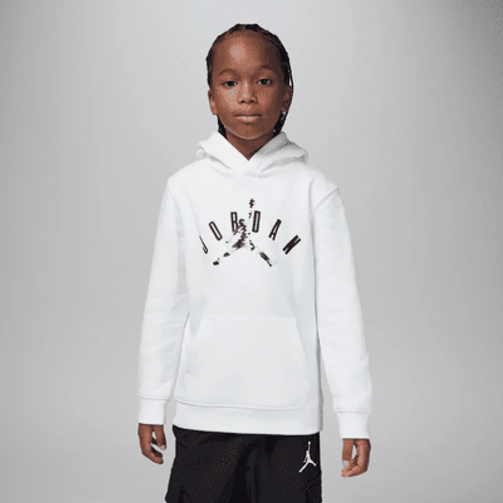 White hotsell jordan sweatshirt