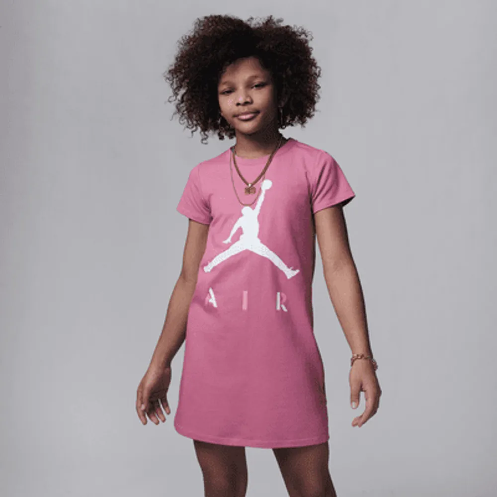 Little girl online pink jordans