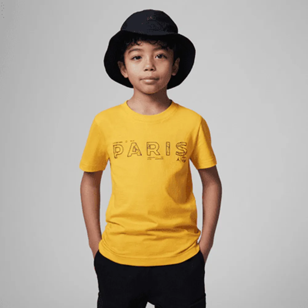 Jordan yellow online t shirt