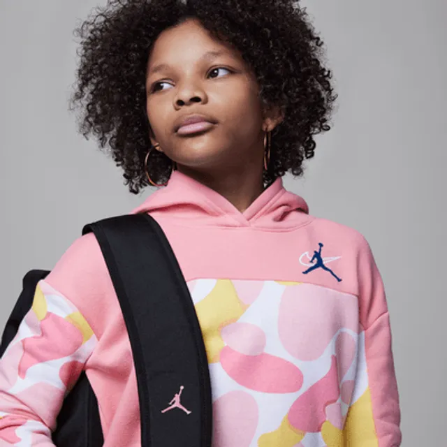 Nike Jordan Essentials Printed Pullover Hoodie Older Kids Hoodie