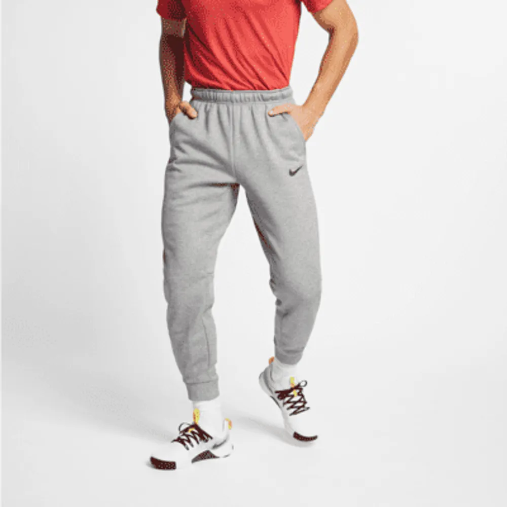 Men's tapered training 2025 trousers nike therma