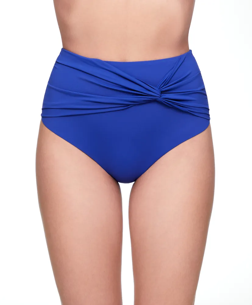 Bikini braguita alta drapeado