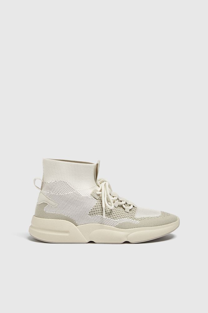 Basket montante en maille clearance