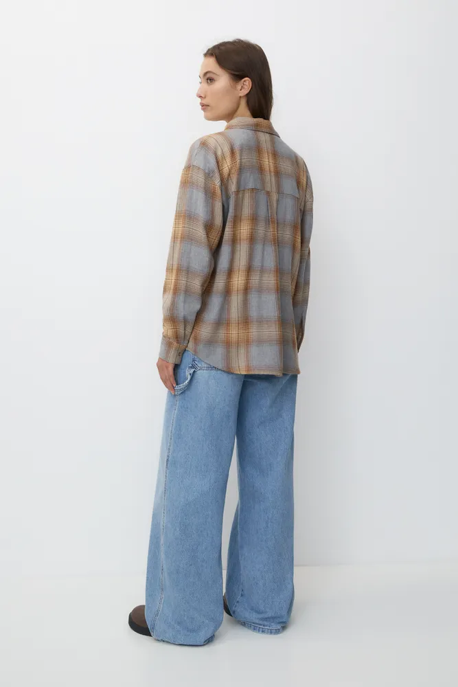 Pull and best sale bear camisa cuadros
