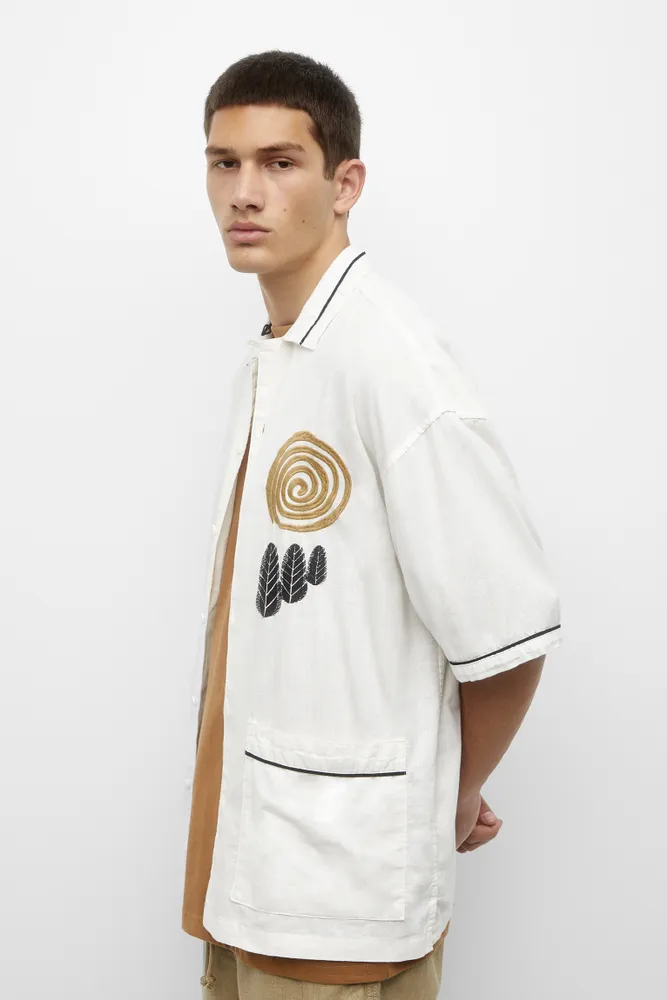 Camisa pijamera 2025 hombre