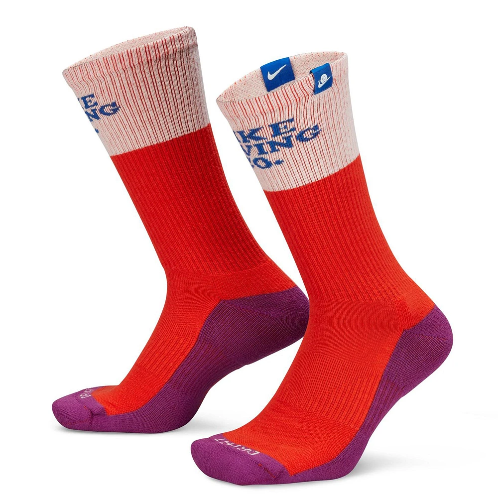 【Nike】Nike Everyday Plus Cushioned Crew Socks (2 Pairs) Nike Everyday Plus Undyed Cushioned Crew Socks - 2 Pack