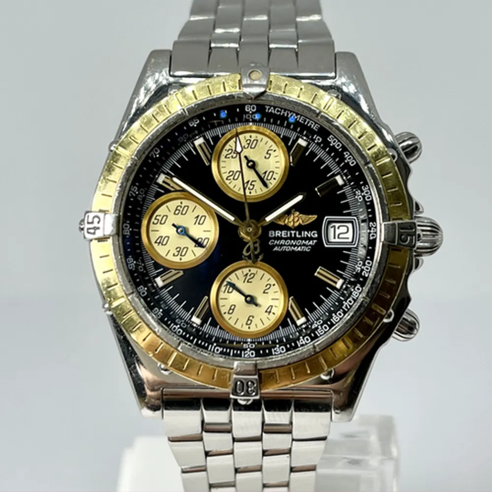 Heaven Jewellers Breitling Chronomat 2 Tone Chronograph Bramalea