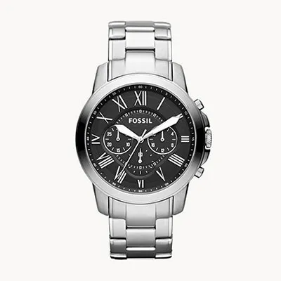 Bronson chronograph smoke discount stainless steel watch