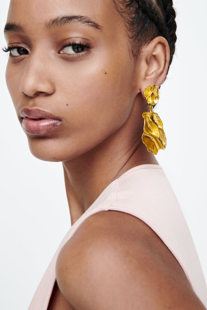Zara LEAF EARRINGS Mall Of America®, 43 OFF