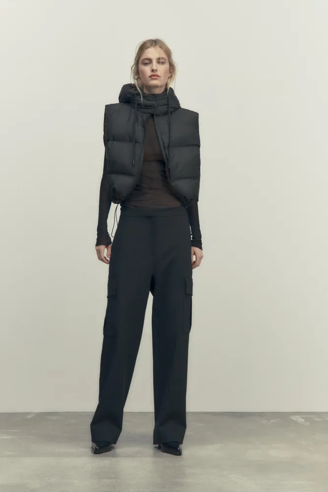 Zara HOODED PADDED VEST Mall of America®