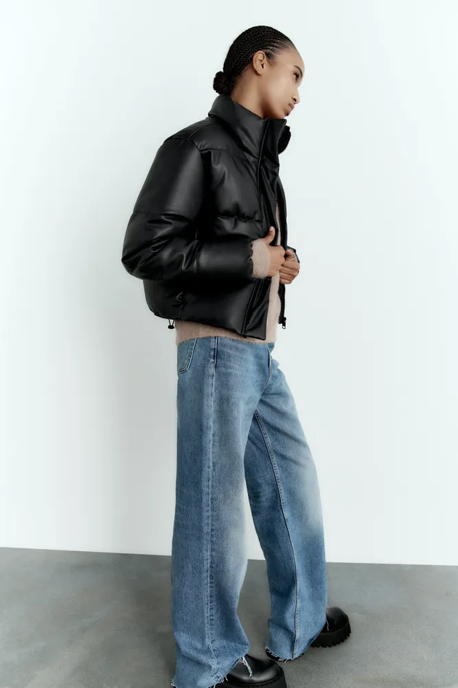 Zara FAUX LEATHER PUFFER JACKET Mall of America®