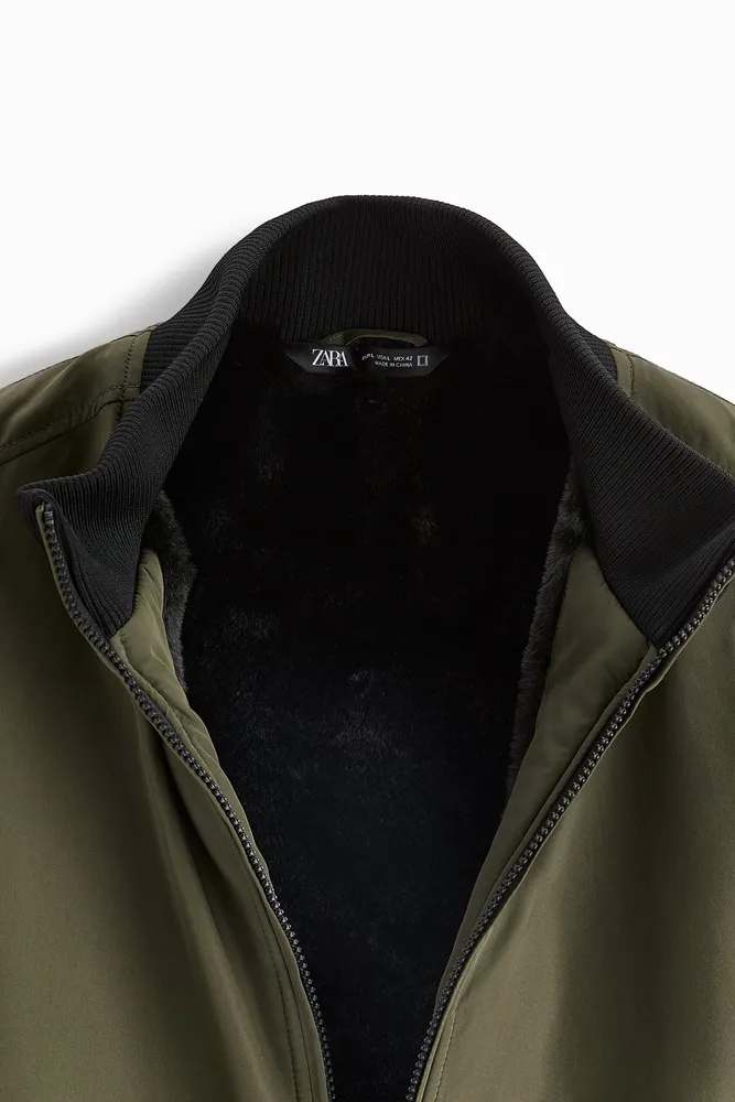 Zara FAUX FUR LINED JACKET Mall of America®