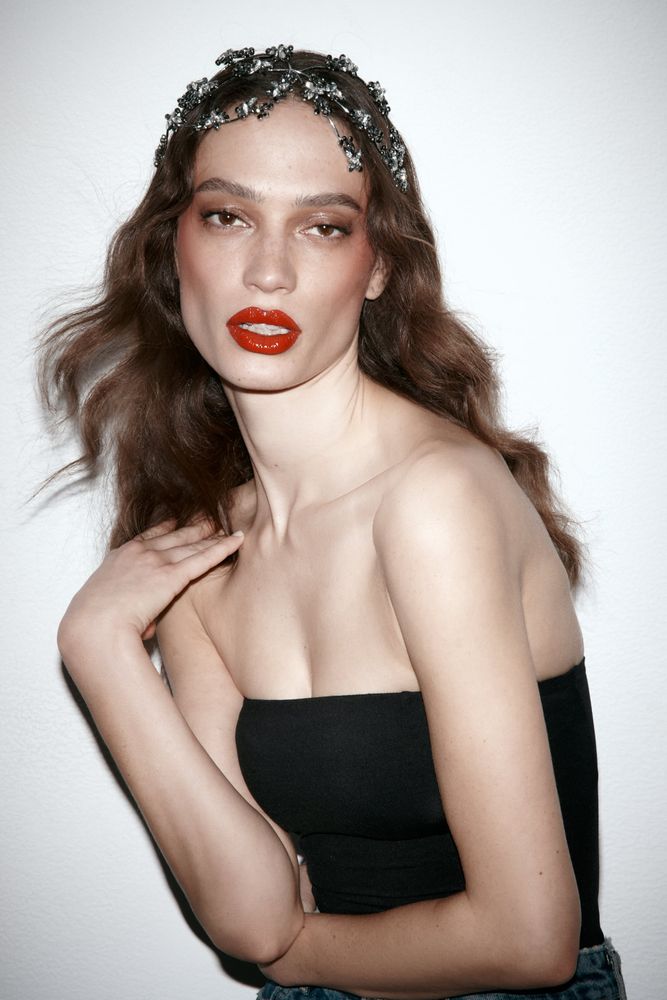 Zara SPARKLY FLORAL HEADBAND Mall of America®