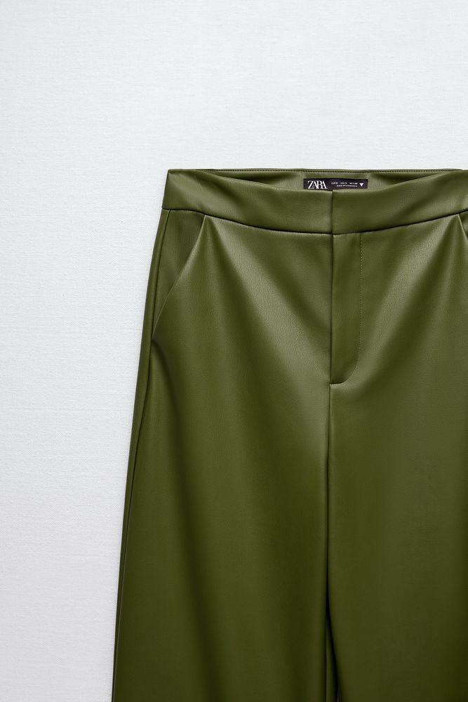 Zara FULL LENGTH FAUX LEATHER PANTS Mall of America®