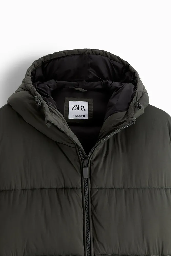 Zara HOODED PUFFER JACKET Mall of America®