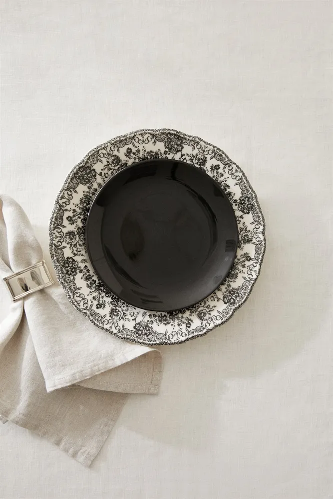 Zara STONEWARE DESSERT PLATE Square One