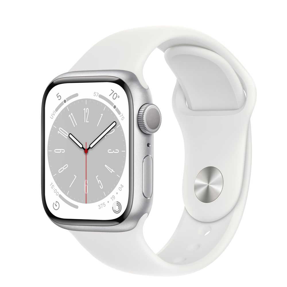 apple watch series 8 41mm silver aluminum