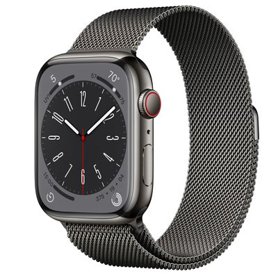 apple graphite milanese loop