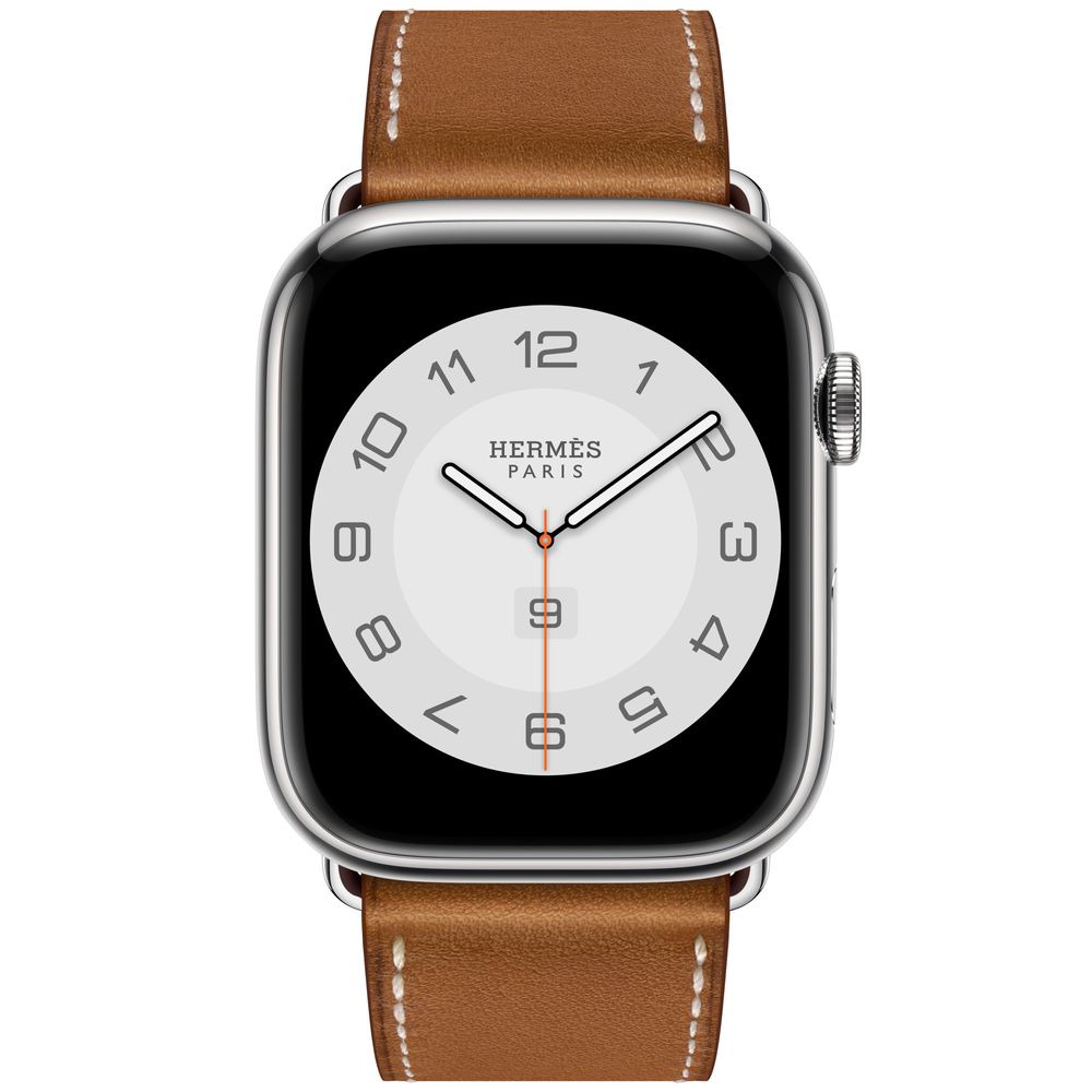 Apple Watch Hermès Series 8 GPS + Cellular, 45mm Silver Stainless Steel ...