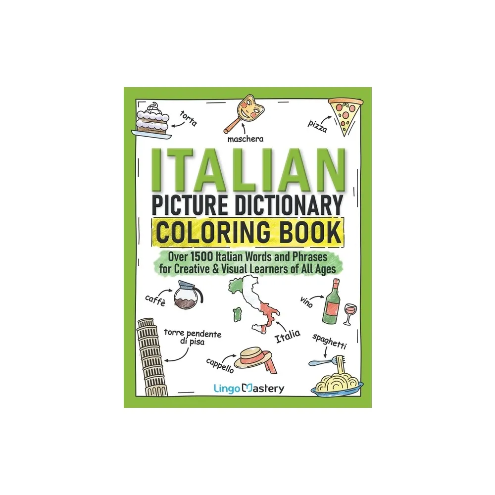 TARGET Italian Picture Dictionary Coloring Book (Color and Learn) by