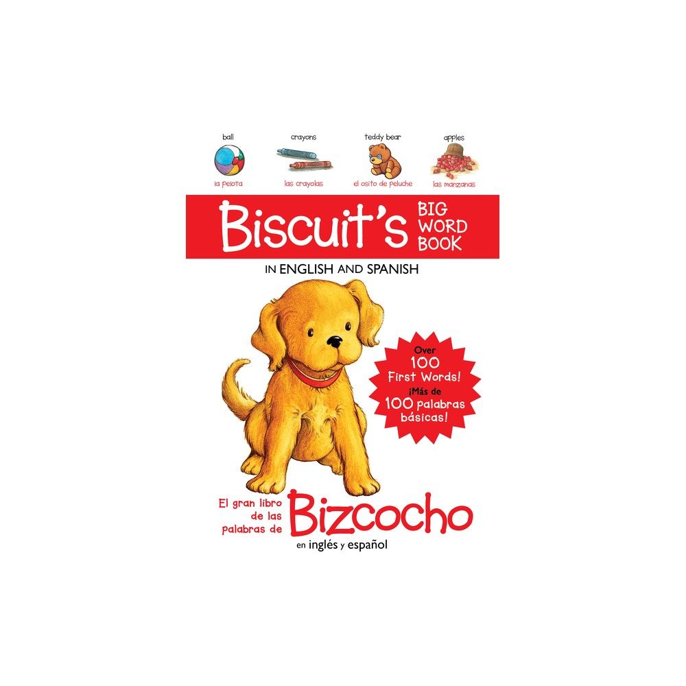 TARGET Biscuits Big Word Book in English and Spanish Board Book by